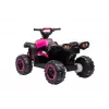 LEAN CARS elektrinis keturratis HL568 rožinis – 12V 2x30W vaikų ATV su muzika, LED lemputėmis, 30 kg talpa