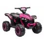LEAN CARS elektrinis keturratis HL568 rožinis – 12V 2x30W vaikų ATV su muzika, LED lemputėmis, 30 kg talpa