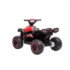 LEAN CARS elektrinis keturratis HL568 raudonas 6V baterija vaikams ATV su LED šviesomis ir muzika