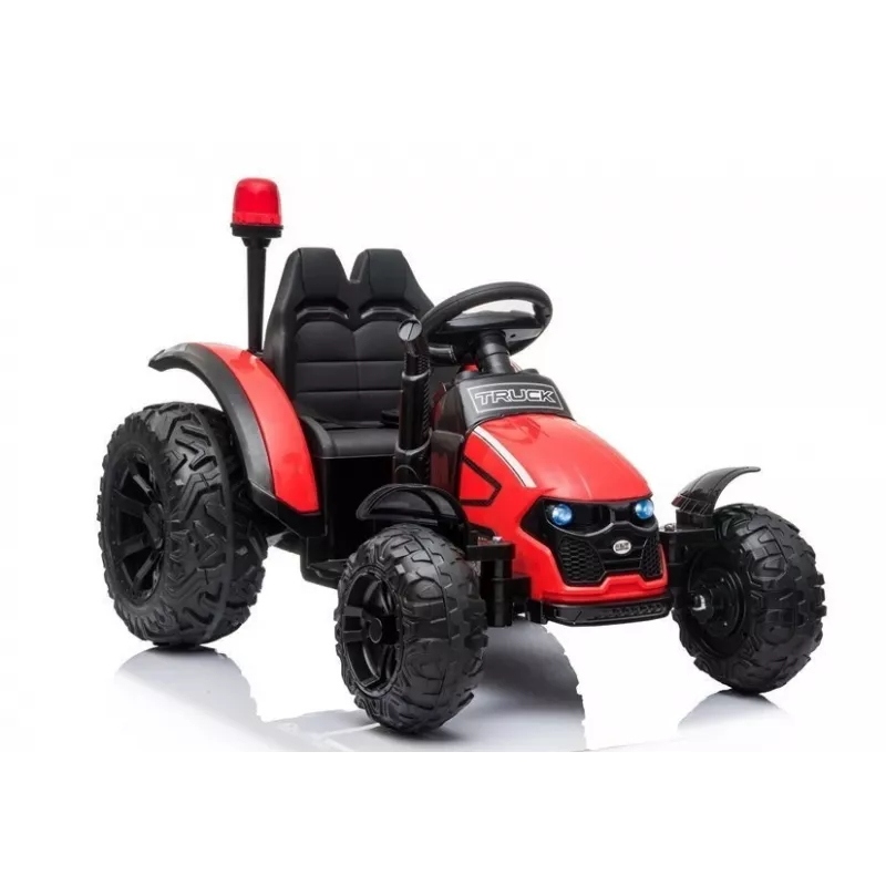 LEAN CARS Electric Ride On Tractor HZB-200 with Trailer Red