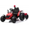 LEAN CARS Electric Ride On Tractor HZB-200 with Trailer Red