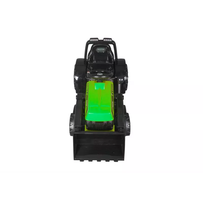 LEAN CARS Electric Ride On Tractor ZP1001B Green with Bucket Horn 15140