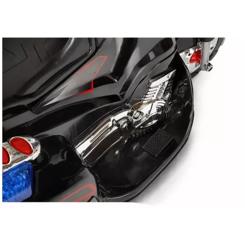LEAN CARS HC8051 Juodas elektrinis motociklas važinėjimui