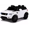 LEAN CARS HL1638 elektrinis važinėjamas automobilis vaikams - baltas, 12V akumuliatorinis, tėvų nuotolinio valdymo pultas, MP3, LED žibintai, EVA ratai