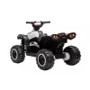 LEAN CARS HL568 baltas vaikiškas elektrinis keturratis motociklas – 12V 2x35W, EVA ratai, LED žibintai, MP3/USB/AUX (Modelis 13558)