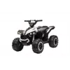 LEAN CARS HL568 baltas vaikiškas elektrinis keturratis motociklas – 12V 2x35W, EVA ratai, LED žibintai, MP3/USB/AUX (Modelis 13558)