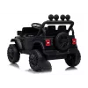 LEAN CARS Jeep Rubicon DK-JWR558 24V vaikiškas automobilis su akumuliatoriumi, juodas