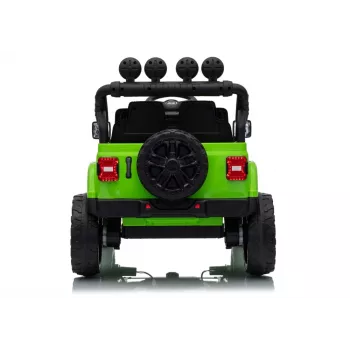 LEAN CARS Jeep Rubicon DK-JWR558 24V žalias akumuliatorinis važiuoklis