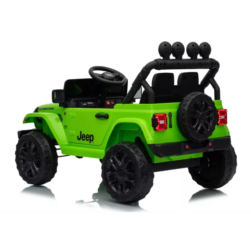 LEAN CARS Jeep Rubicon DK-JWR558 24V žalias akumuliatorinis važiuoklis