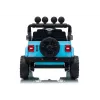 LEAN CARS Jeep Rubicon DK-JWR558 24V Šviesiai mėlynas elektrinis automobilis su nuotolinio valdymo pultu tėvams