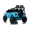 LEAN CARS Jeep Rubicon DK-JWR558 24V Šviesiai mėlynas elektrinis automobilis su nuotolinio valdymo pultu tėvams