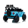 LEAN CARS Jeep Rubicon DK-JWR558 24V Šviesiai mėlynas elektrinis automobilis su nuotolinio valdymo pultu tėvams