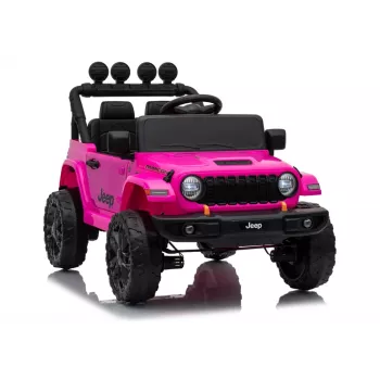 LEAN CARS Jeep Rubicon DK-JWR558 24V Pink Battery-Powered Ride-On Vehicle