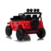 LEAN CARS Jeep Rubicon DK-JWR558 24V raudonas akumuliatorinis automobilis