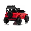 LEAN CARS Jeep Rubicon DK-JWR558 24V raudonas akumuliatorinis automobilis