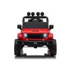 LEAN CARS Jeep Rubicon DK-JWR558 24V raudonas akumuliatorinis automobilis