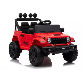 LEAN CARS Jeep Rubicon DK-JWR558 24V raudonas akumuliatorinis automobilis