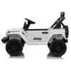 LEAN CARS Jeep Rubicon DK-JWR558 24V baltas akumuliatorinis važinėjamas automobilis vaikams