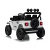 LEAN CARS Jeep Rubicon DK-JWR558 24V baltas akumuliatorinis važinėjamas automobilis vaikams