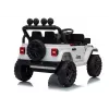 LEAN CARS Jeep Rubicon DK-JWR558 24V baltas akumuliatorinis važinėjamas automobilis vaikams