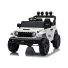LEAN CARS Jeep Rubicon DK-JWR558 24V baltas akumuliatorinis važinėjamas automobilis vaikams