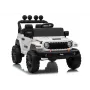 LEAN CARS Jeep Rubicon DK-JWR558 24V baltas akumuliatorinis važinėjamas automobilis vaikams