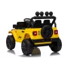 LEAN CARS Jeep Rubicon DK-JWR558 24V Geltonas Baterija varoma važinėjama transporto priemonė su nuotolinio valdymo pulteliu