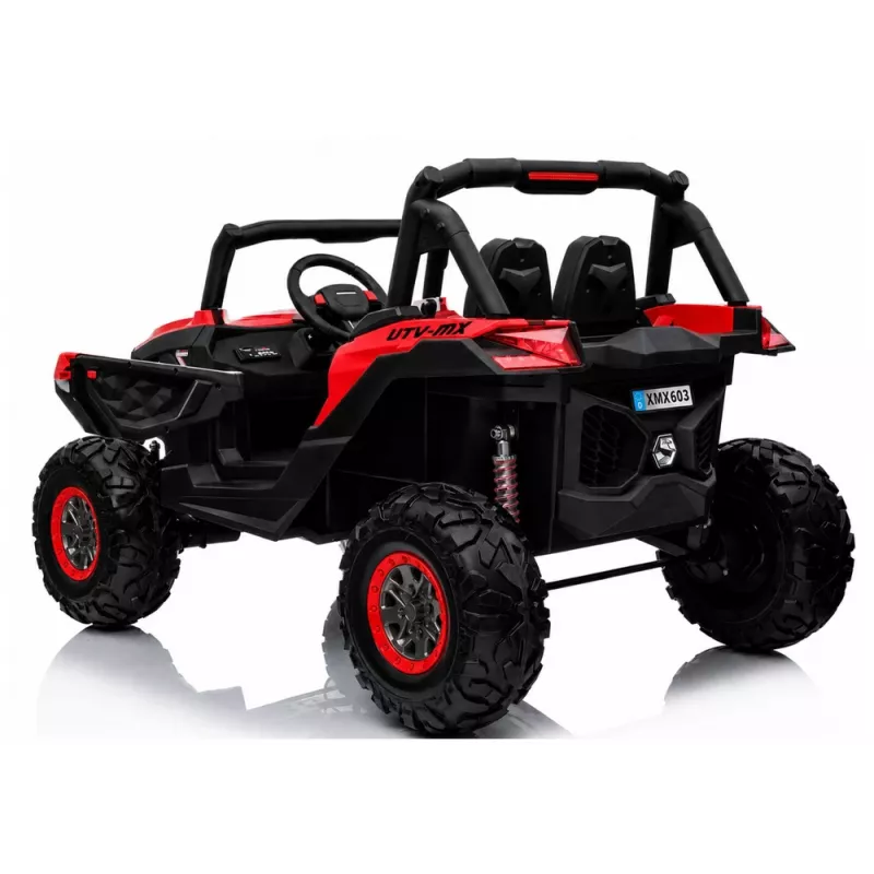 LEAN CARS Jeep XMX Red - Elektrinis vaikiškas automobilis