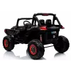 LEAN CARS Jeep XMX603 elektrinis vaikiškas automobilis - juodas su MP4