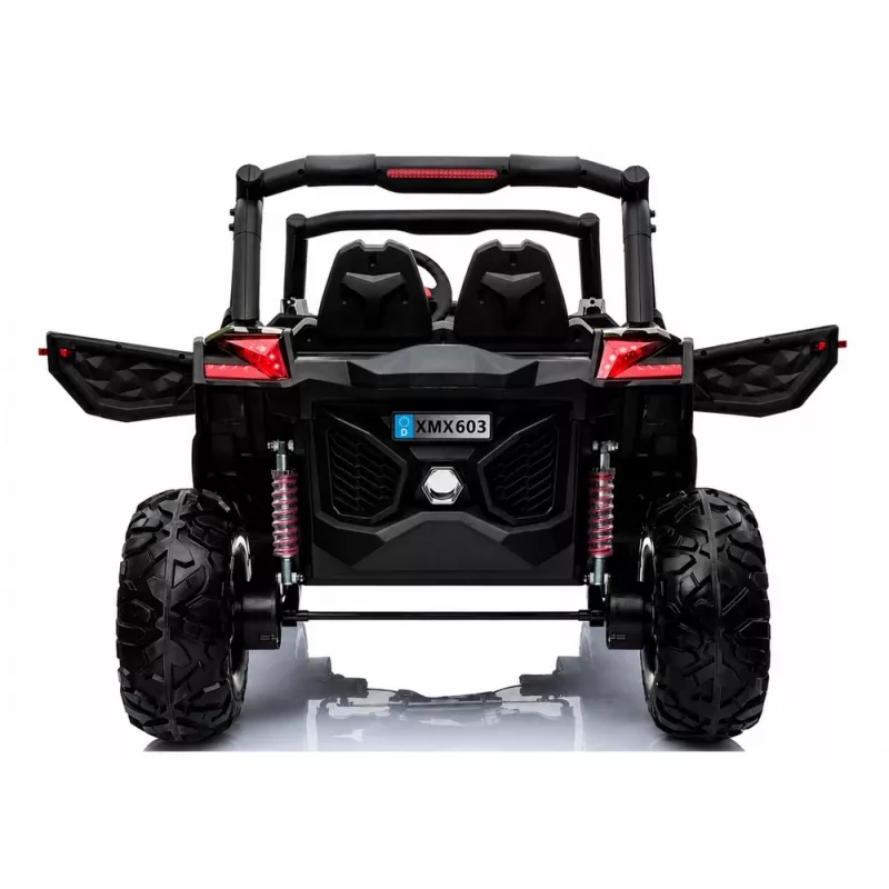 LEAN CARS Jeep XMX603 elektrinis vaikiškas automobilis - baltas su MP4