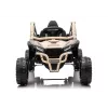 LEAN CARS Kawasaki JS330 24V 5Ah Battery Car Black and Beige