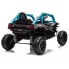 LEAN CARS Kawasaki JS330 24V 5Ah Black and Blue Battery Car