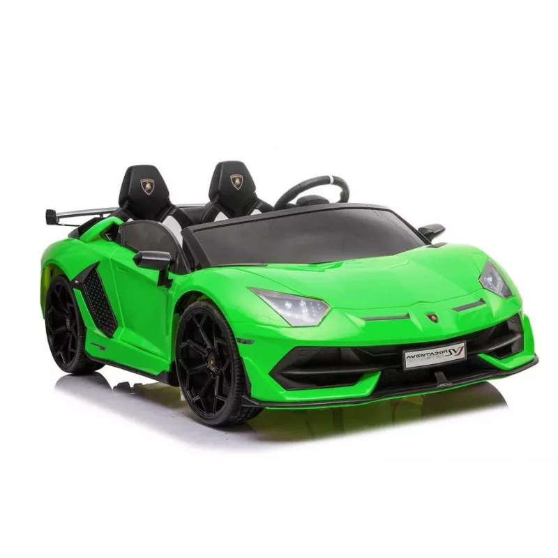 LEAN CARS Lamborghini Aventador SX2028 Elektrinis Vaikiškas Automobilis, Žalias