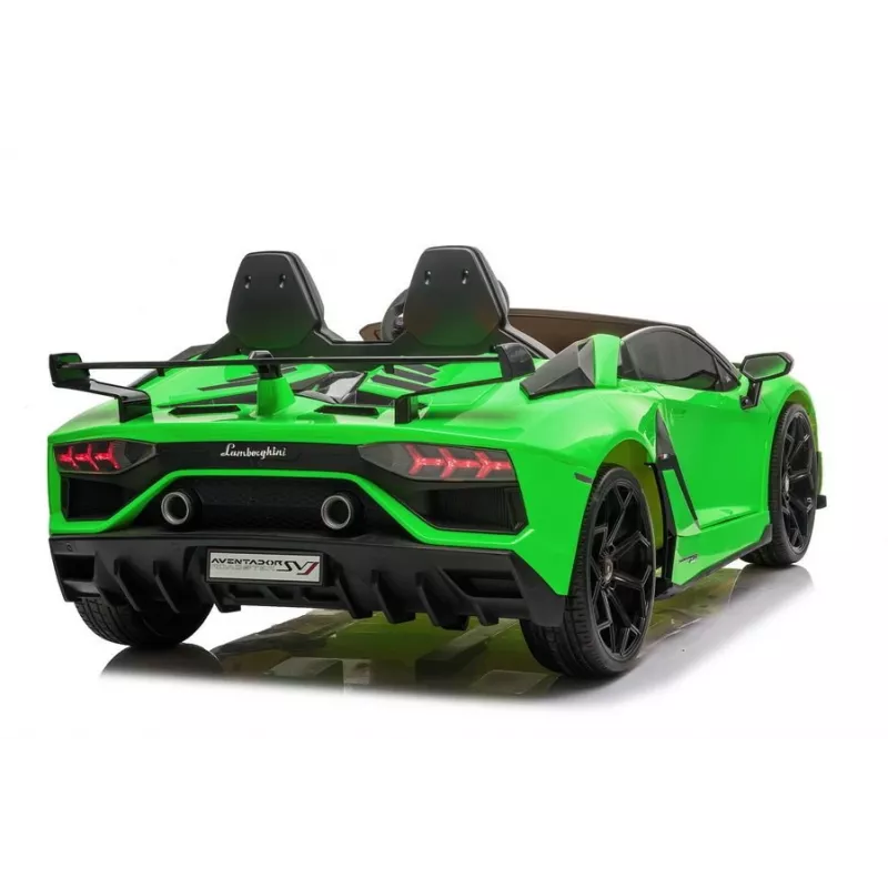 LEAN CARS Lamborghini Aventador SX2028 Elektrinis Vaikiškas Automobilis, Žalias