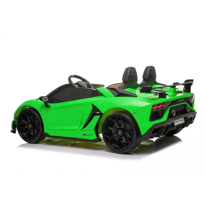 LEAN CARS Lamborghini Aventador SX2028 Elektrinis Vaikiškas Automobilis, Žalias
