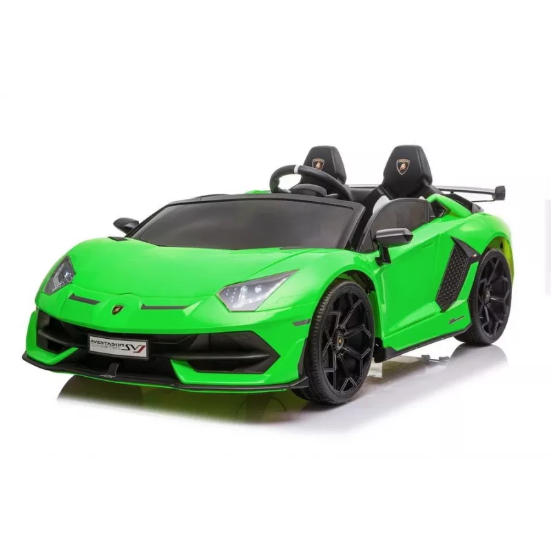 LEAN CARS Lamborghini Aventador SX2028 Elektrinis Vaikiškas Automobilis, Žalias