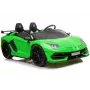 LEAN CARS Lamborghini Aventador SX2028 Elektrinis Vaikiškas Automobilis, Žalias