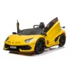 LEAN CARS Lamborghini Aventador SX2028 elektrinis važinėjamas automobilis vaikams, geltonas