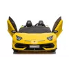 LEAN CARS Lamborghini Aventador SX2028 elektrinis važinėjamas automobilis vaikams, geltonas