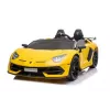 LEAN CARS Lamborghini Aventador SX2028 elektrinis važinėjamas automobilis vaikams, geltonas
