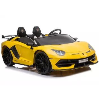 LEAN CARS Lamborghini Aventador SX2028 elektrinis važinėjamas automobilis vaikams, geltonas