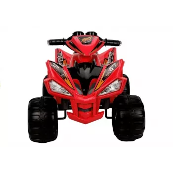 LEAN CARS Medium Quad Red - Electric Ride On Vehicle