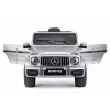 LEAN CARS Mercedes AMG G 63 sidabrinis dažytas baterijomis varomas automobilis