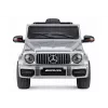 LEAN CARS Mercedes AMG G 63 sidabrinis dažytas baterijomis varomas automobilis