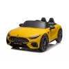 LEAN CARS Mercedes AMG SL63 baterinis automobilis, geltonai dažytas