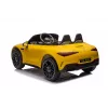 LEAN CARS Mercedes AMG SL63 baterinis automobilis, geltonai dažytas