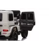 LEAN CARS Mercedes G63 XXL 24V akumuliatorinis automobilis Baltas