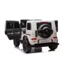 LEAN CARS Mercedes G63 XXL 24V akumuliatorinis automobilis Baltas