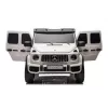 LEAN CARS Mercedes G63 XXL 24V akumuliatorinis automobilis Baltas