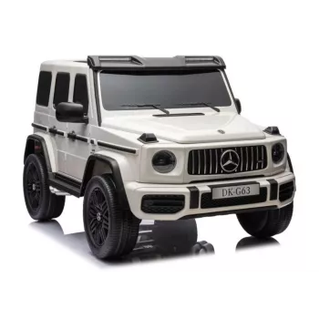 LEAN CARS Mercedes G63 XXL 24V akumuliatorinis automobilis Baltas